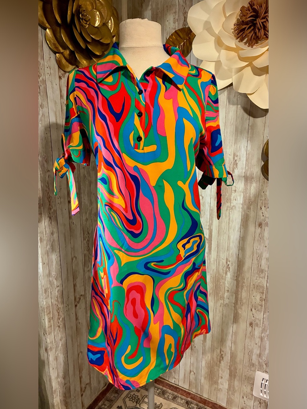 Vibrant Multicolor women dress